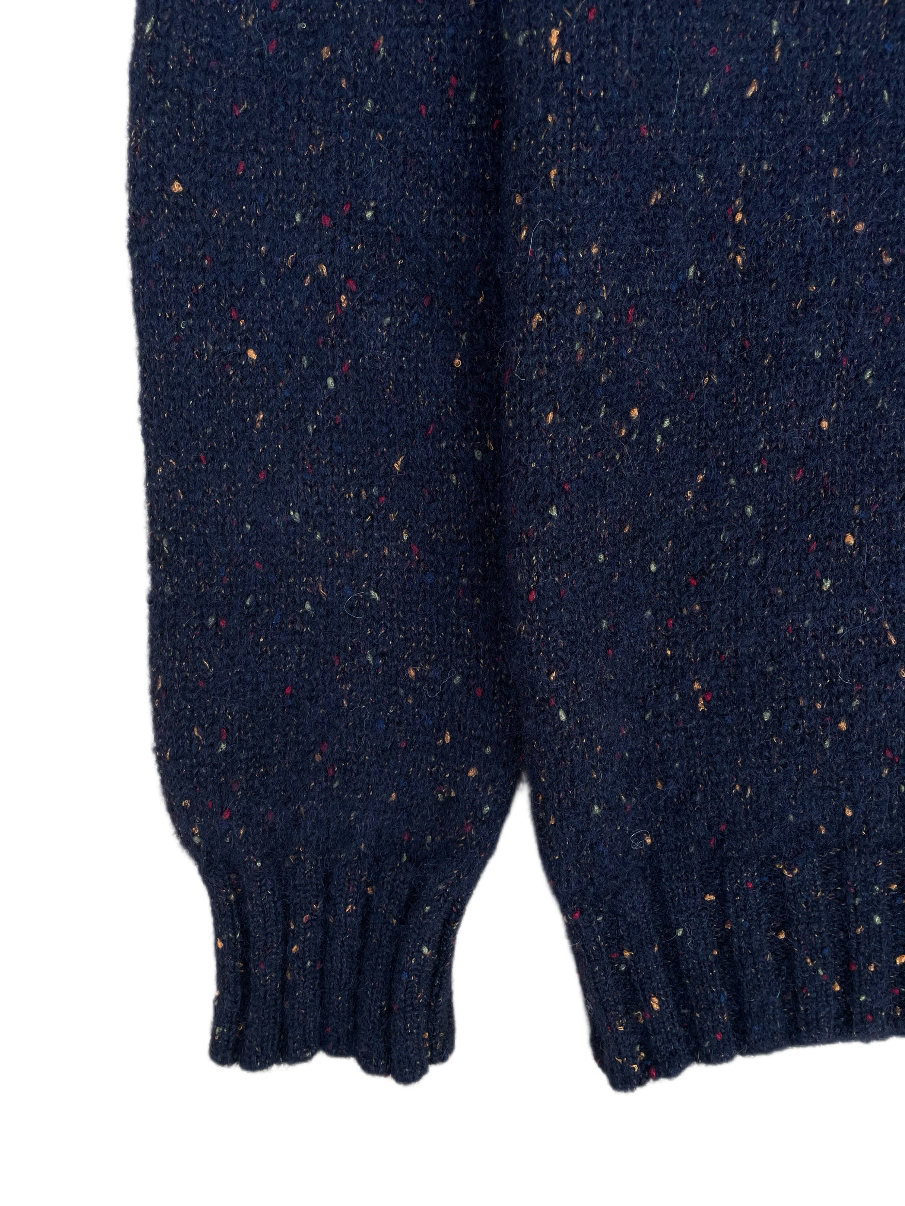 FRESH Bruce Pull en laine à col rond Marine