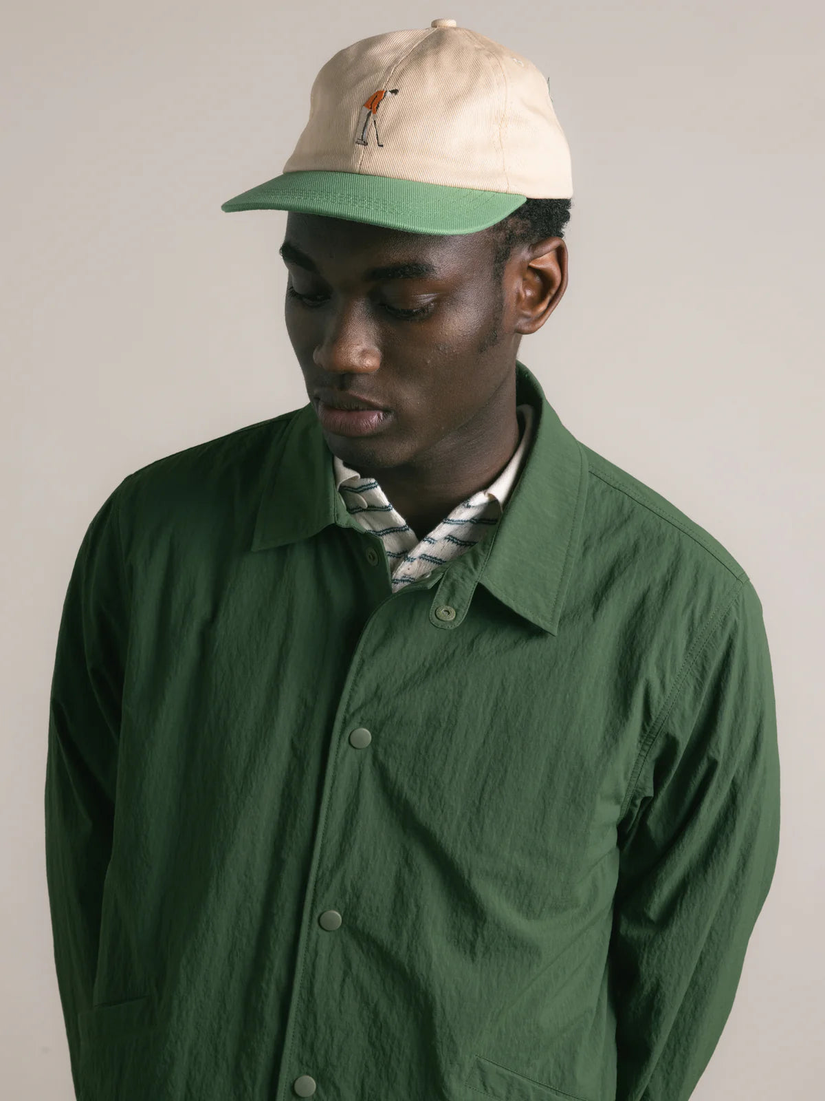 KESTIN Oakley Coach Jacket in Collegiate Green Ripstop