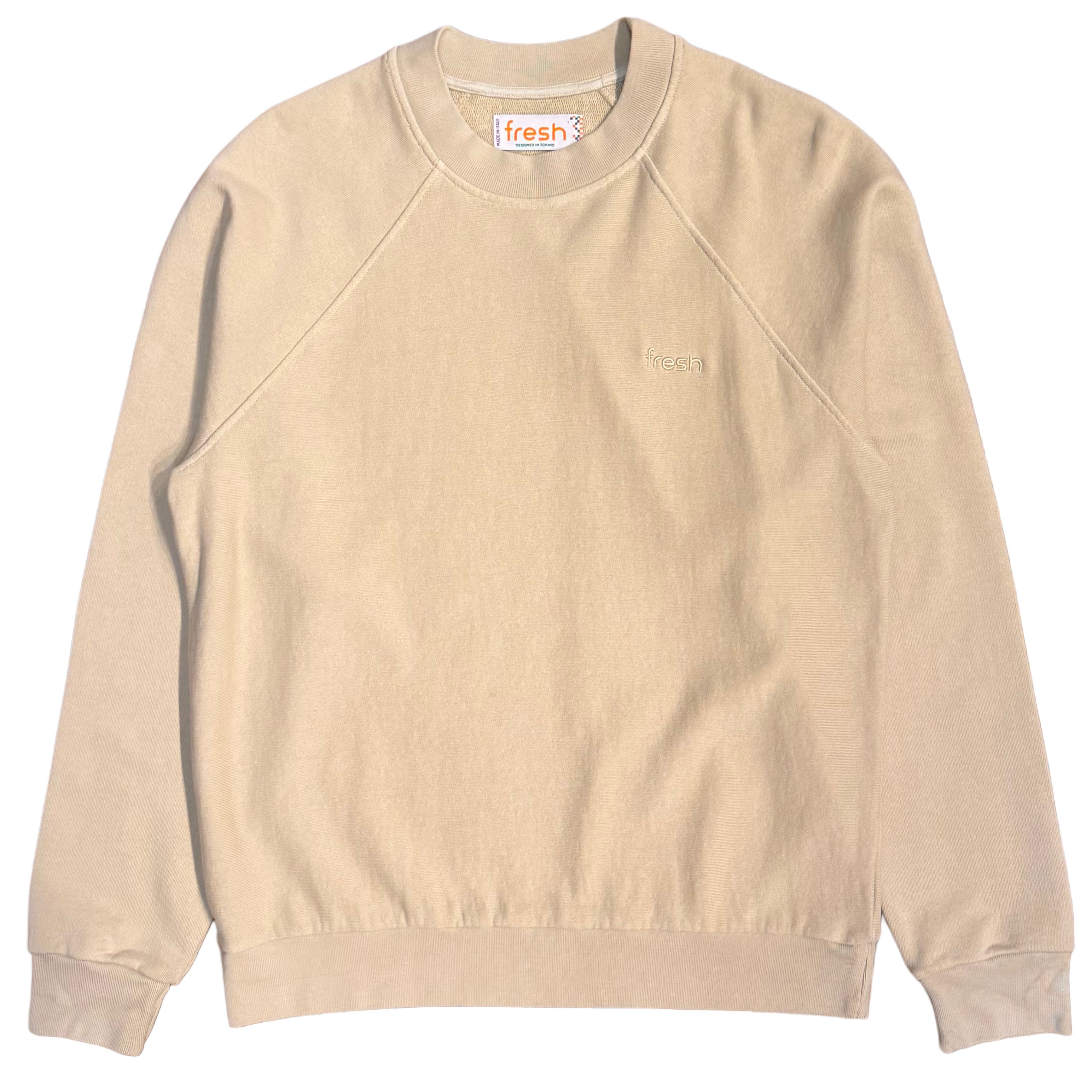 FRESH Billie Cotton Sweatshirt in Sand