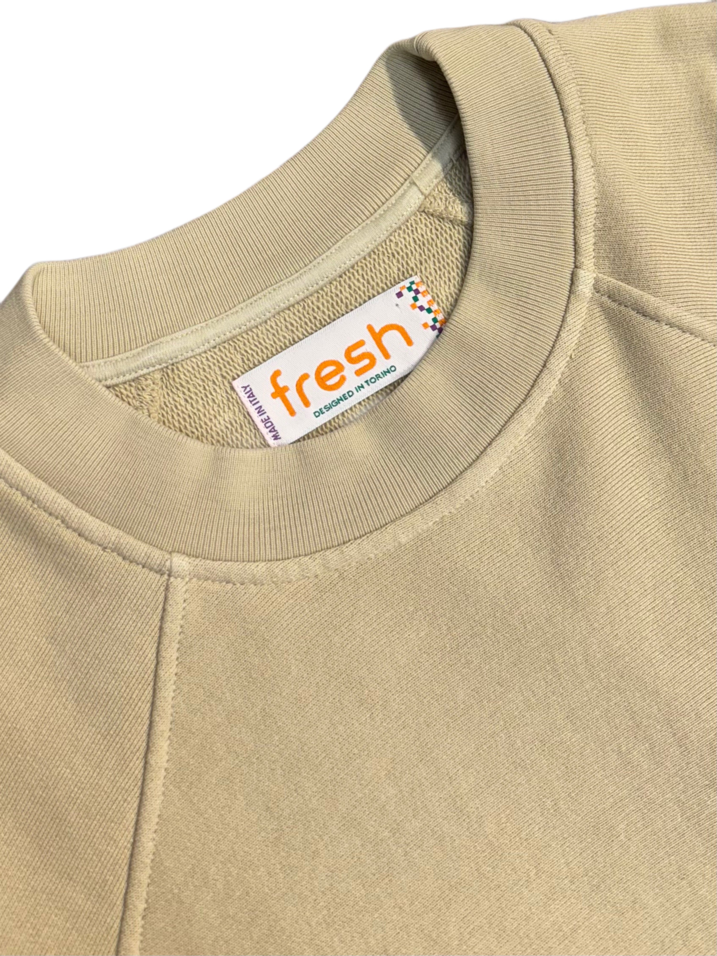 FRESH Billie Cotton Sweatshirt in Sand