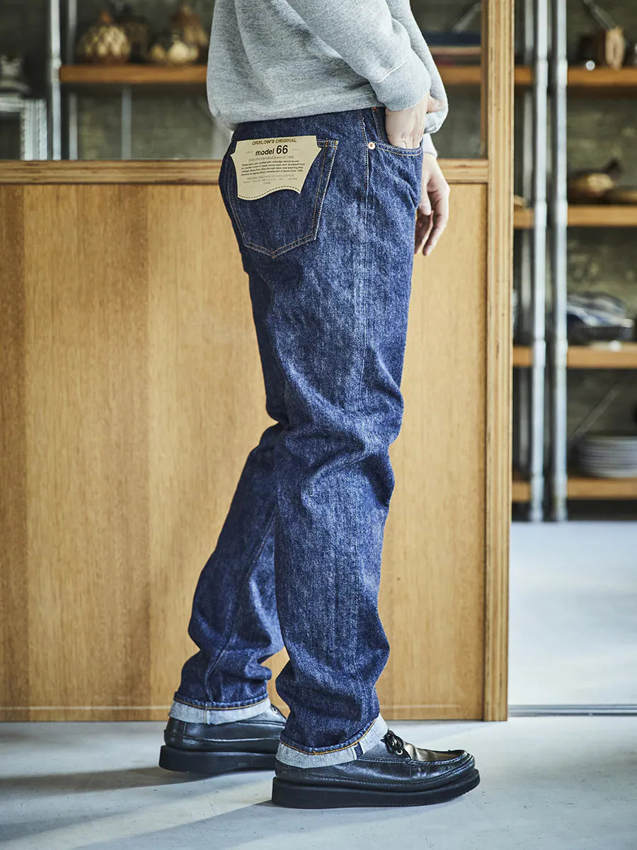 ORSLOW 1966 Standard Denim Jeans One Wash