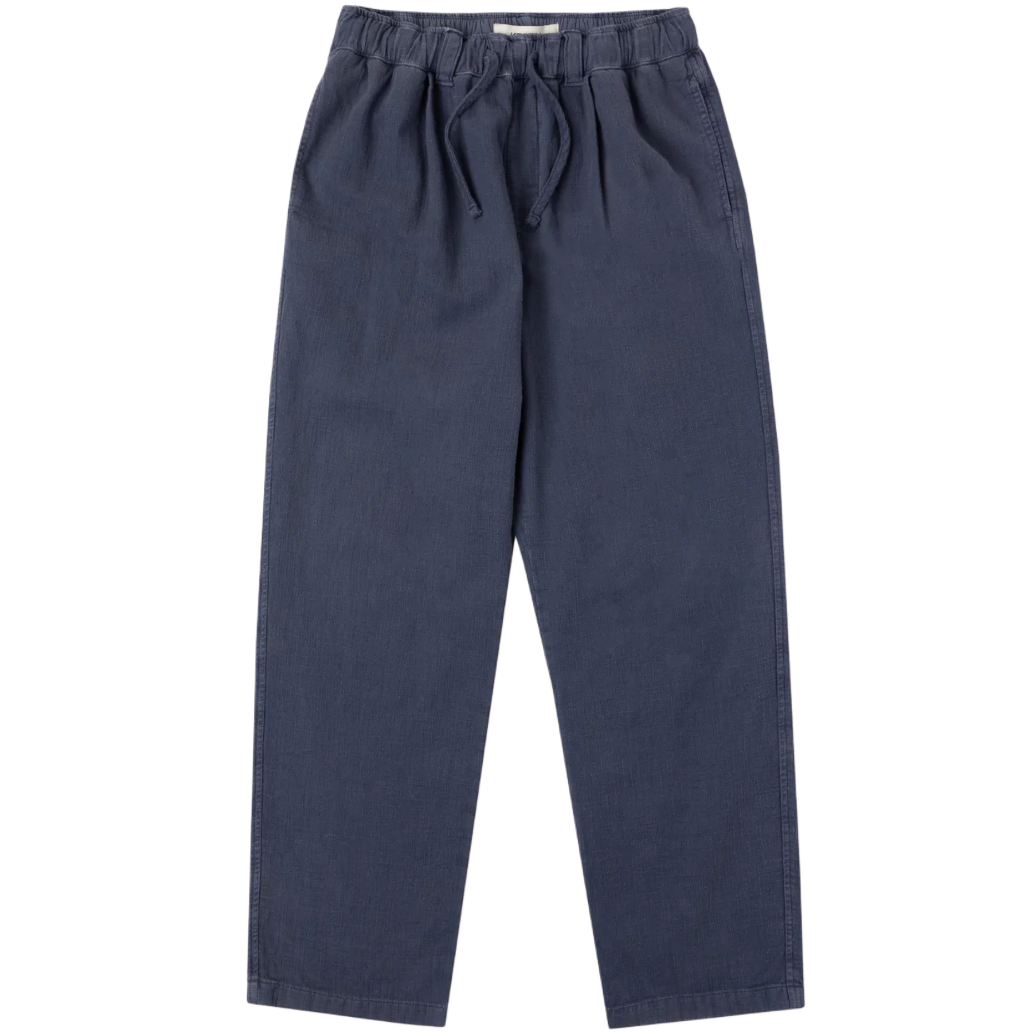KESTIN Doune Pant in Navy Slub Cotton
