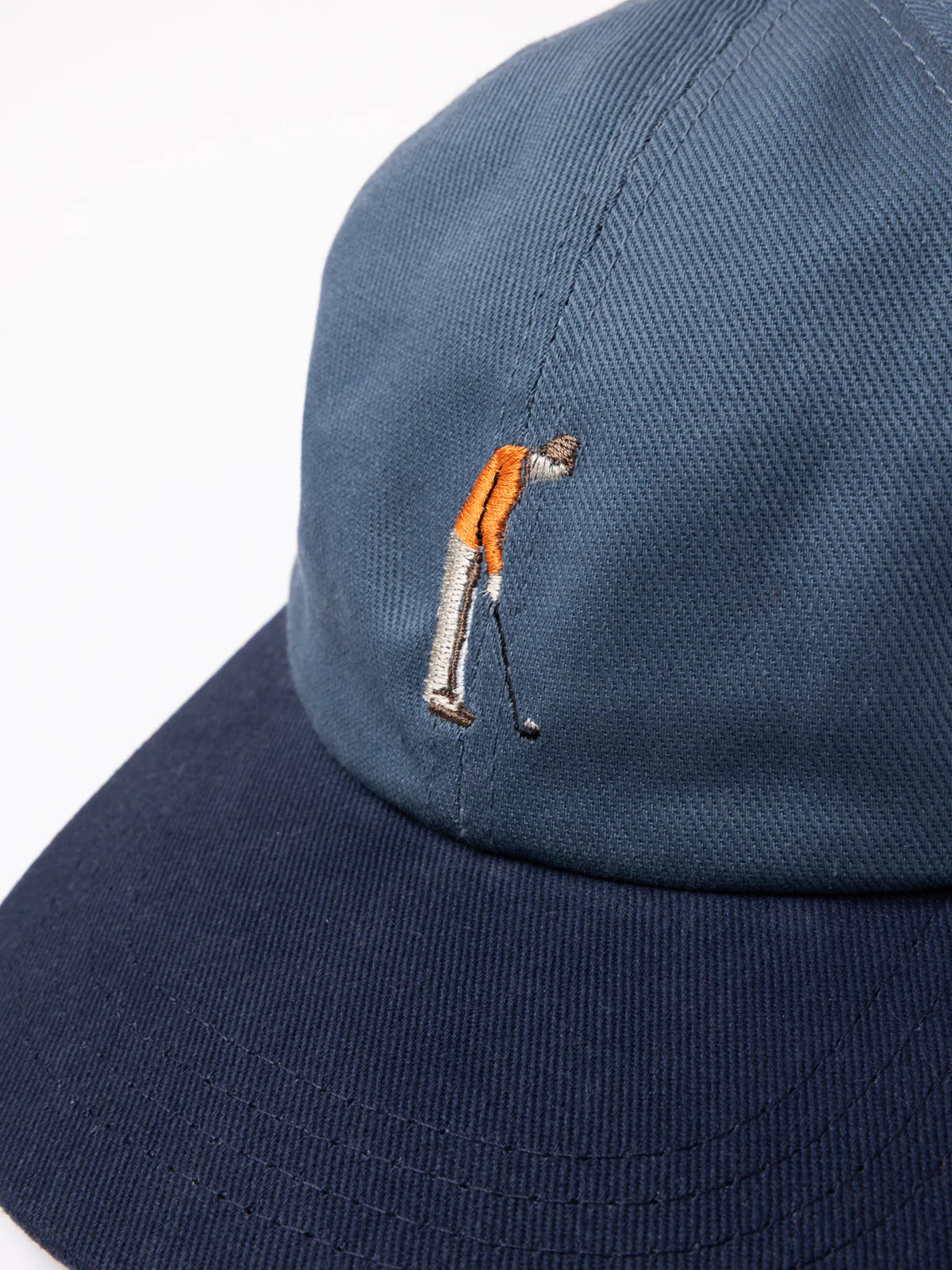 KESTIN Leuchars Cap in French Blue Navy Golf Embroidery