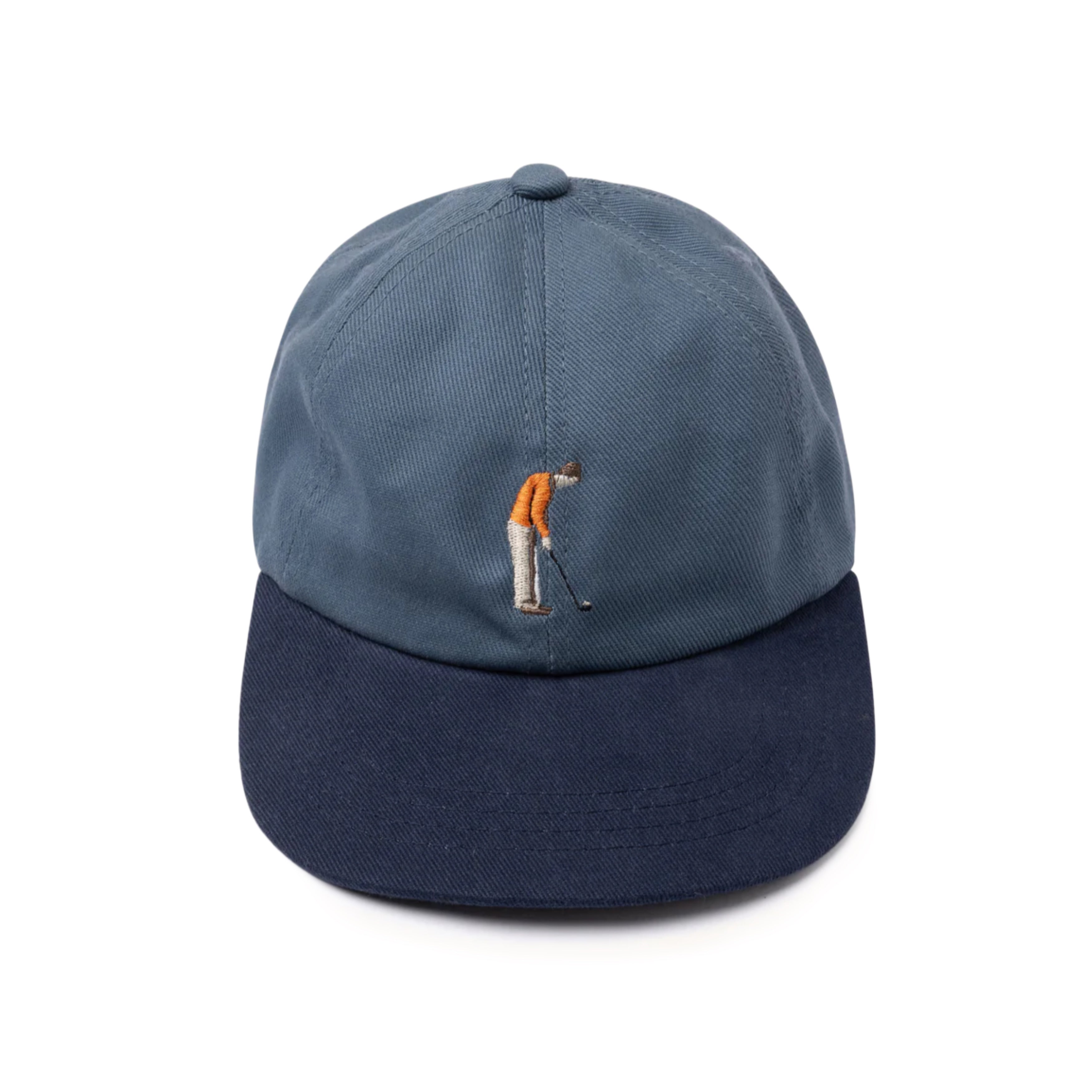 KESTIN Leuchars Cap in French Blue Navy Golf Embroidery