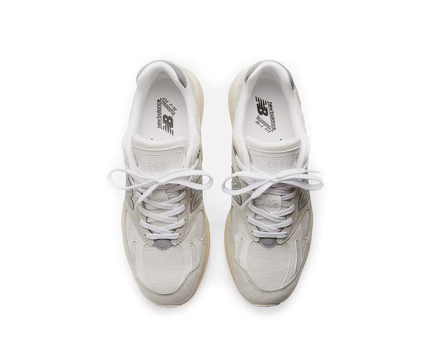 Chaussures NEW BALANCE 991v2 fabriquées au Royaume-Uni avec carillon éolien et rosée glacée