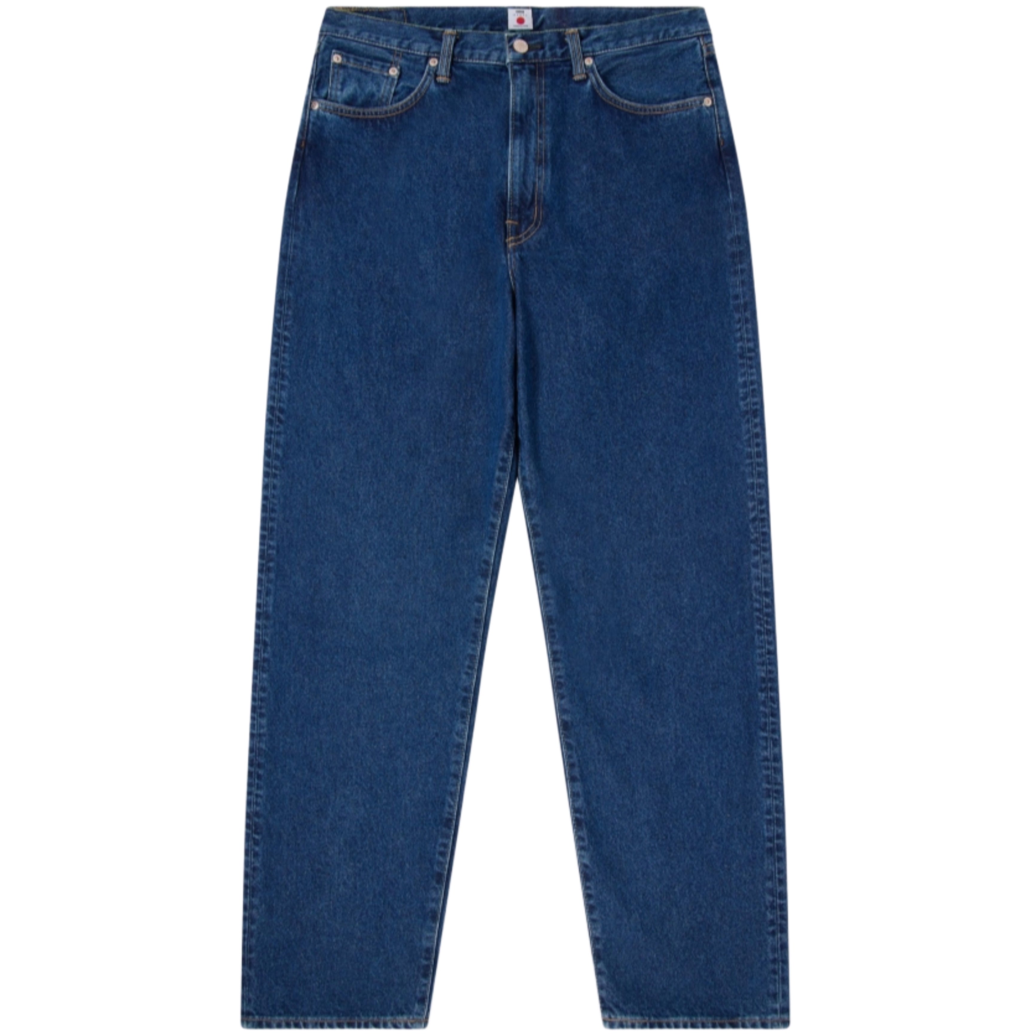 EDWIN Loose Jeans Blue Mid Used Made In Japan