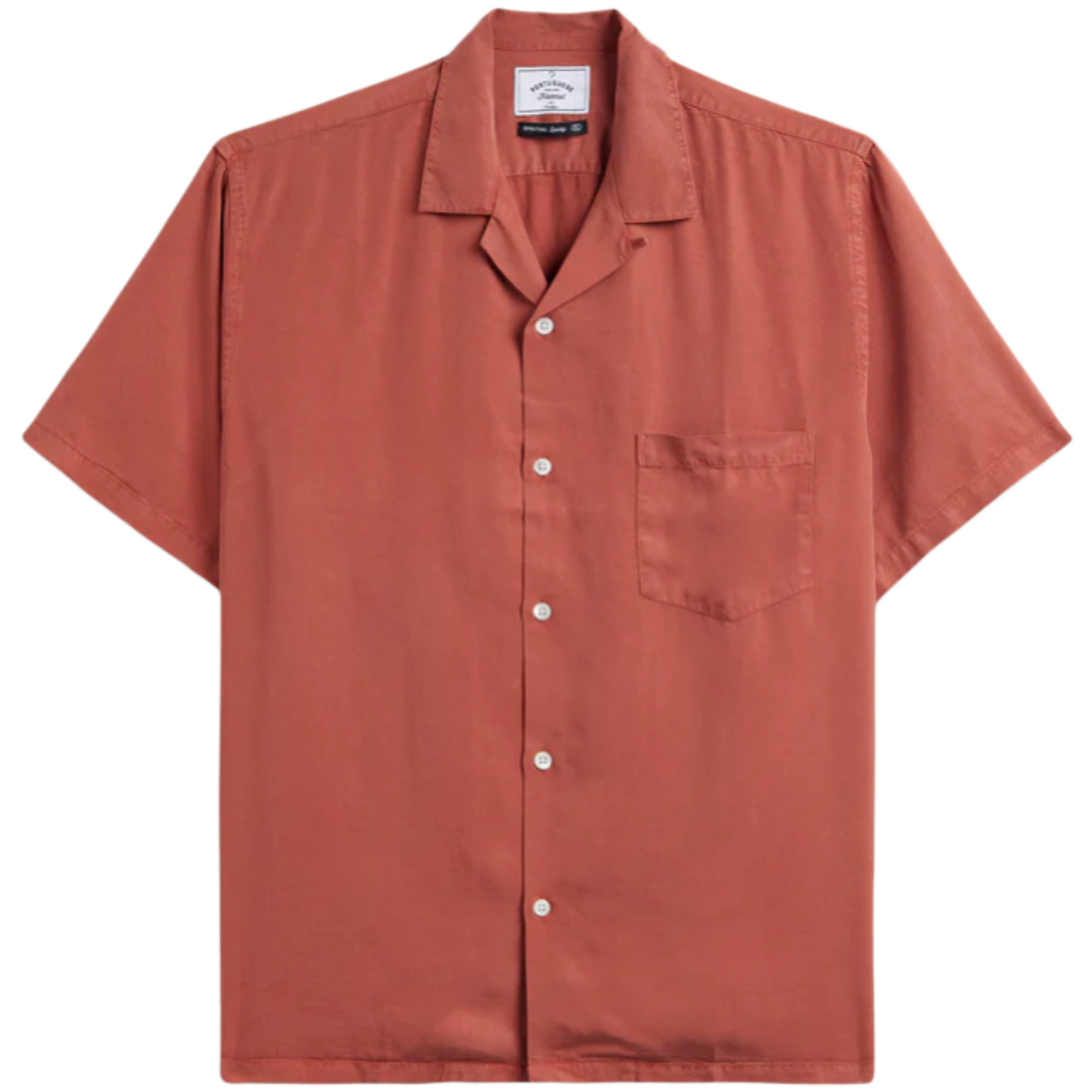 PORTUGUESE FLANNEL Dogtown Terracota Short Sleeve Shirt