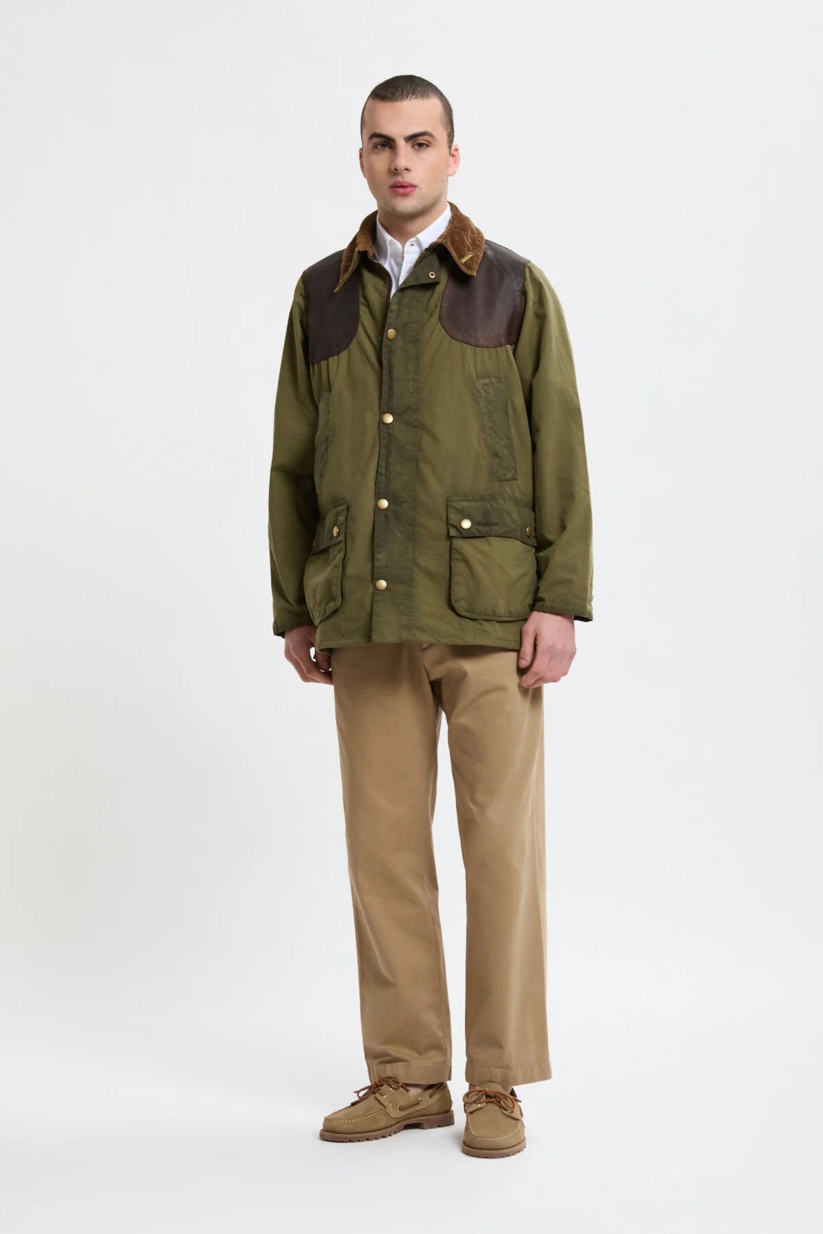 BARBOUR Bedale Giacca cerata lavata oliva WP Edition