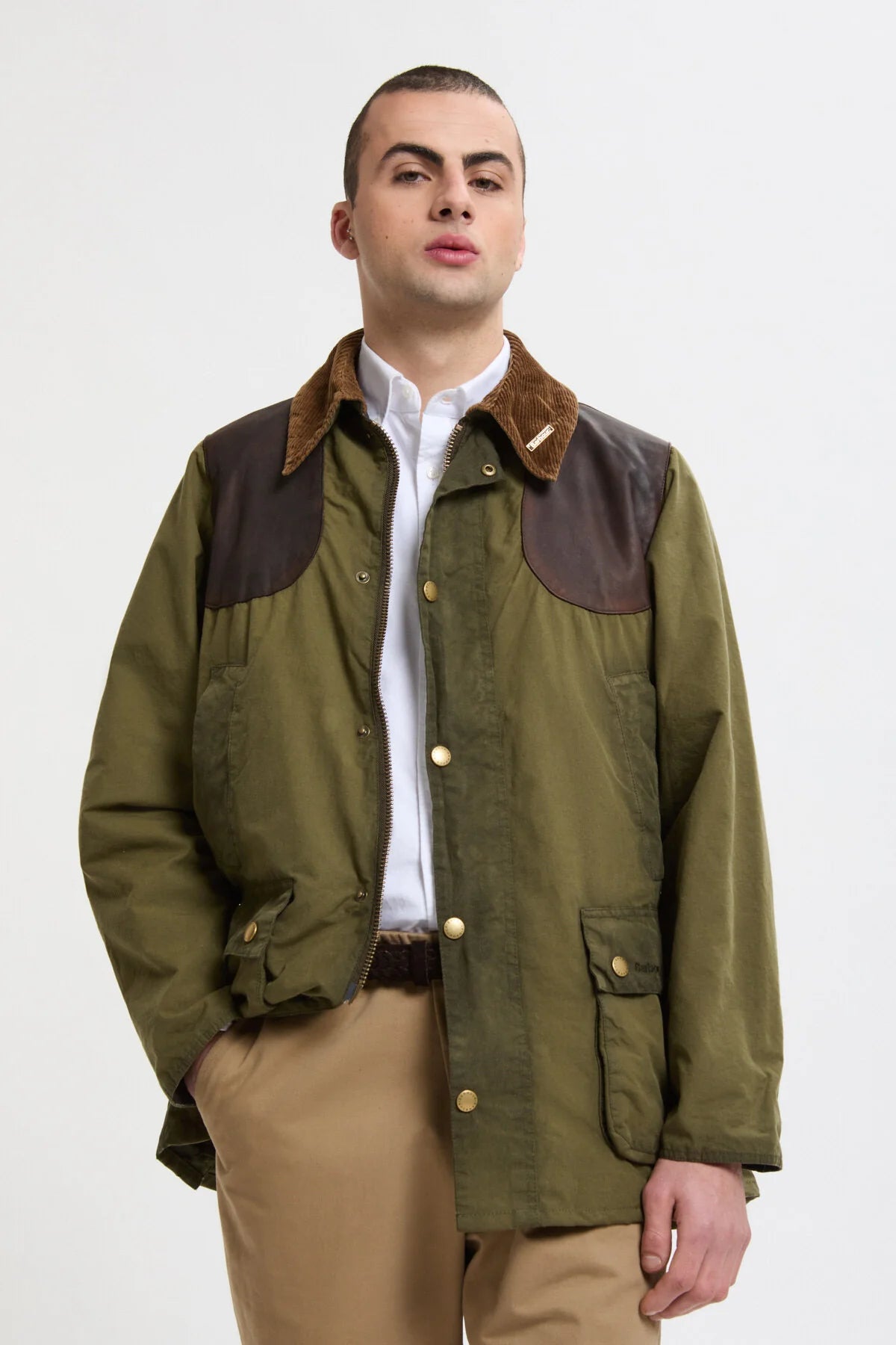 BARBOUR Bedale Giacca cerata lavata oliva WP Edition