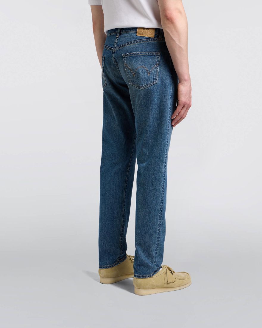 EDWIN Regular Tapered Blu Mid Usato Prodotto in Giappone