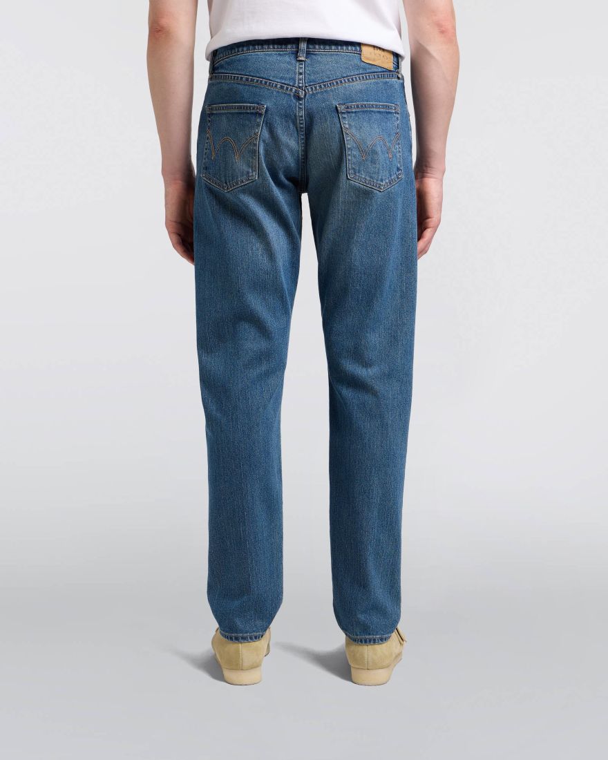 EDWIN Regular Tapered Blu Mid Usato Prodotto in Giappone