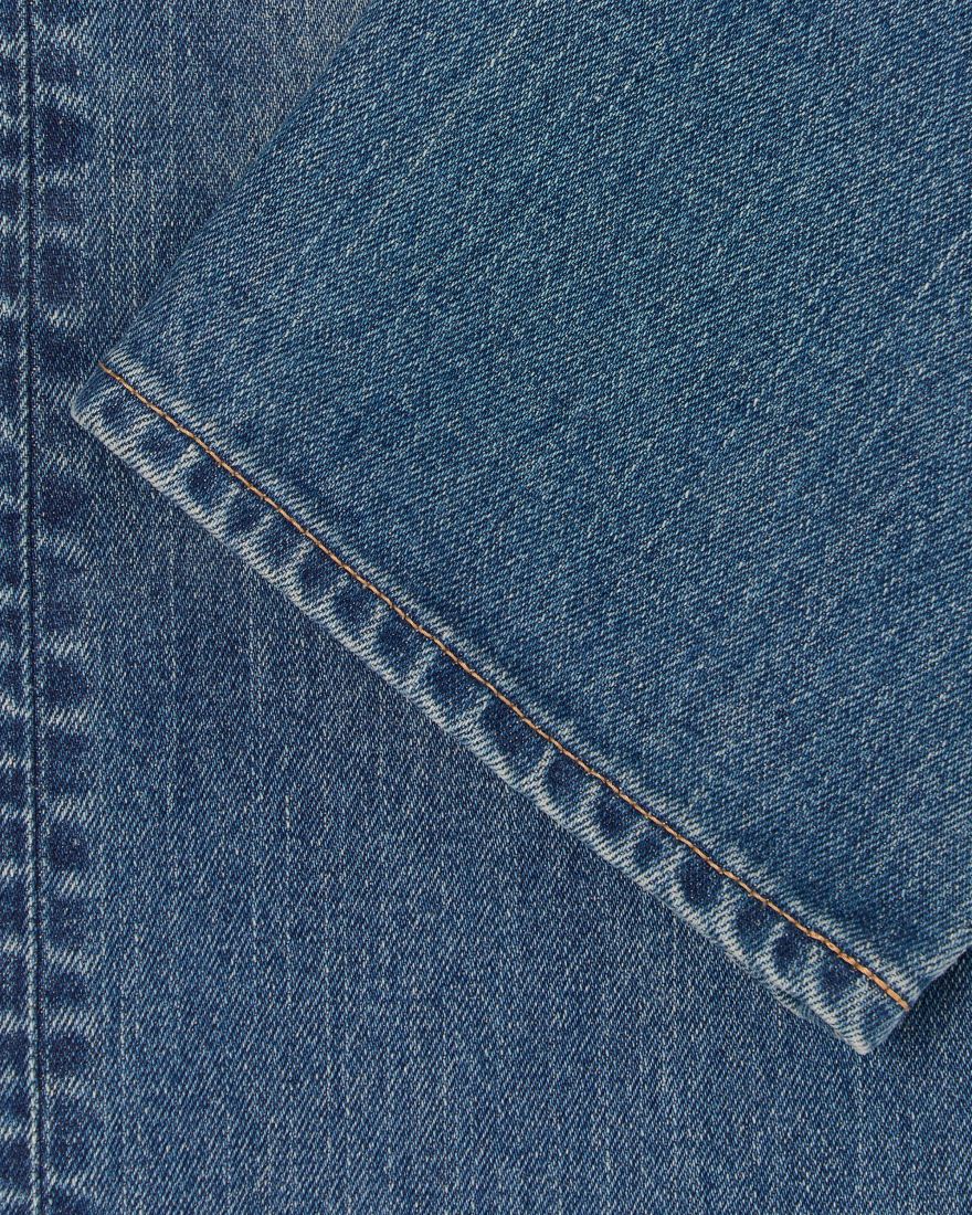 EDWIN Regular Tapered Blu Mid Usato Prodotto in Giappone