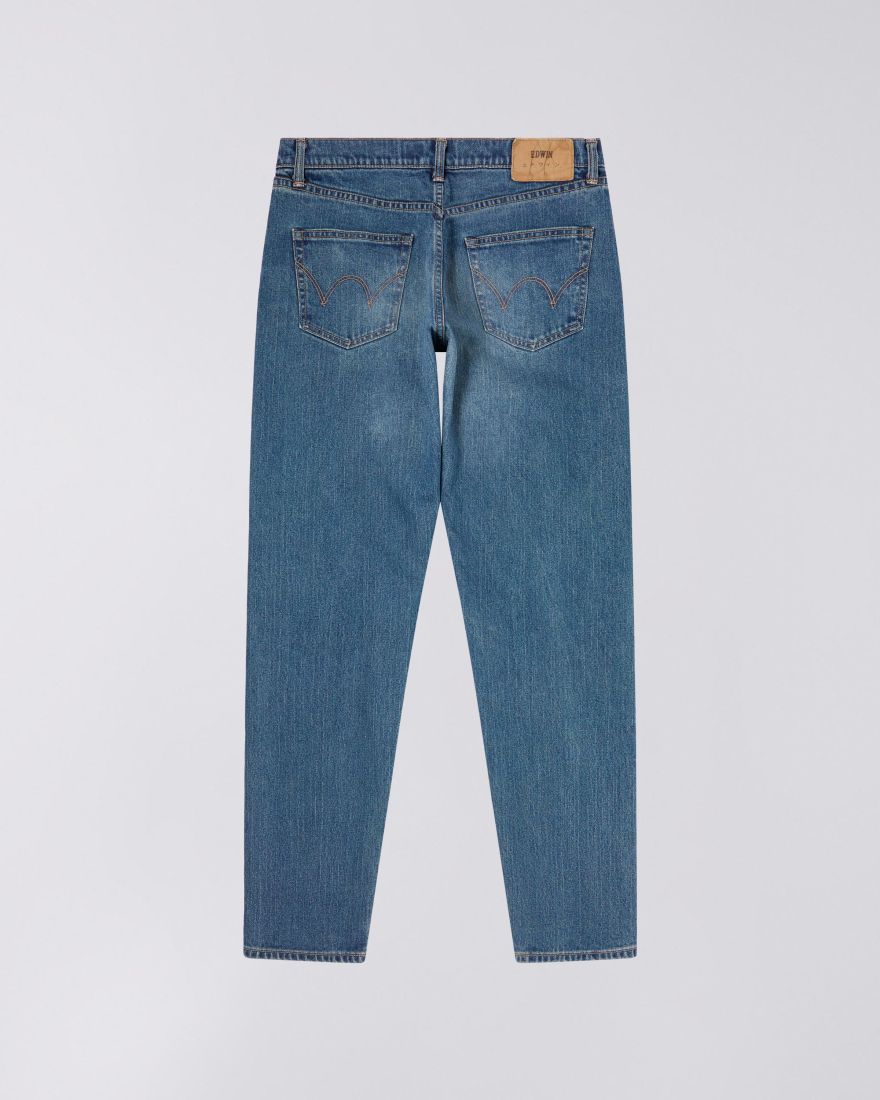 EDWIN Regular Tapered Blu Mid Usato Prodotto in Giappone