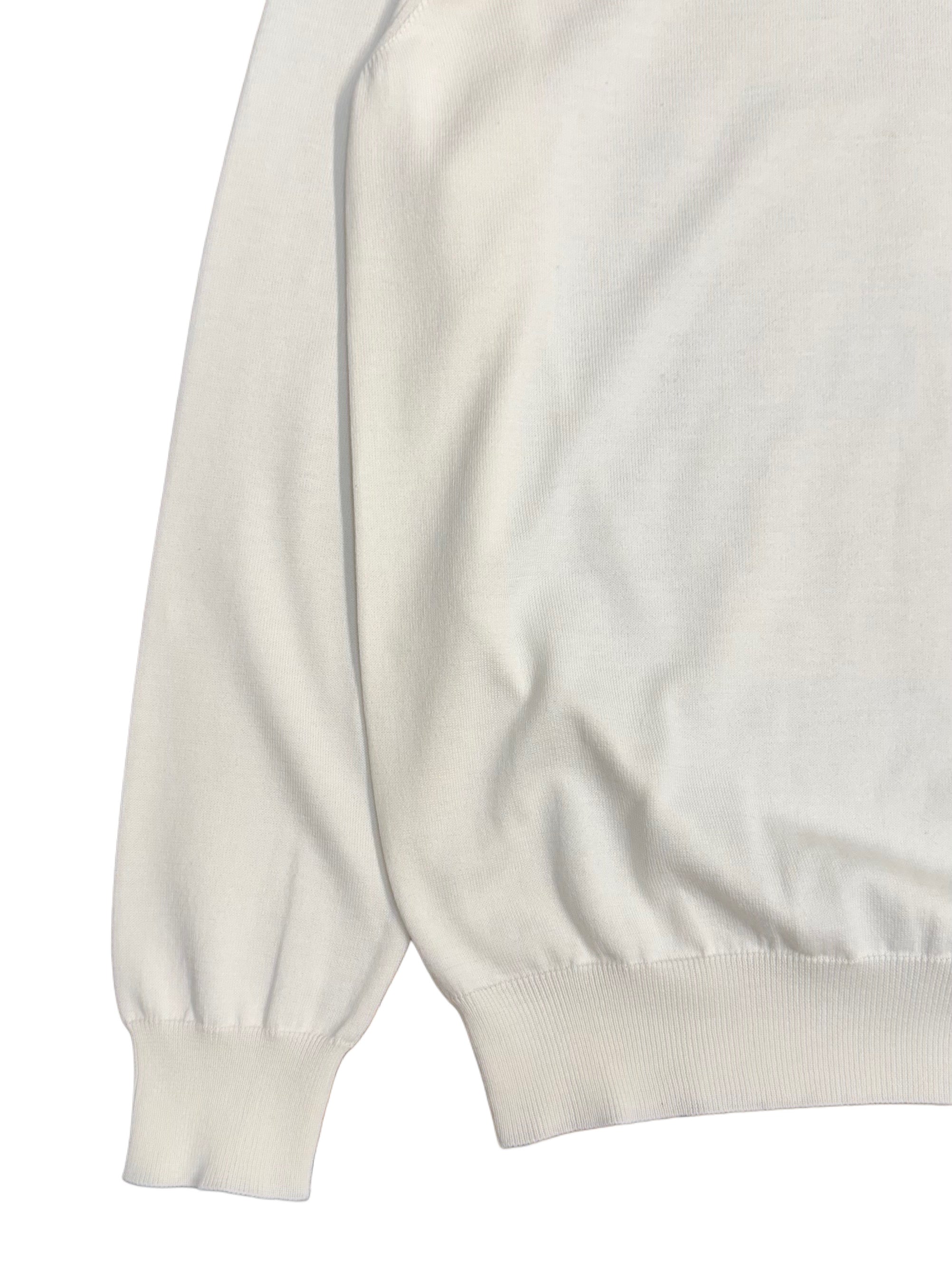 FRESH Morrissey Cotton Polo Shirt in White