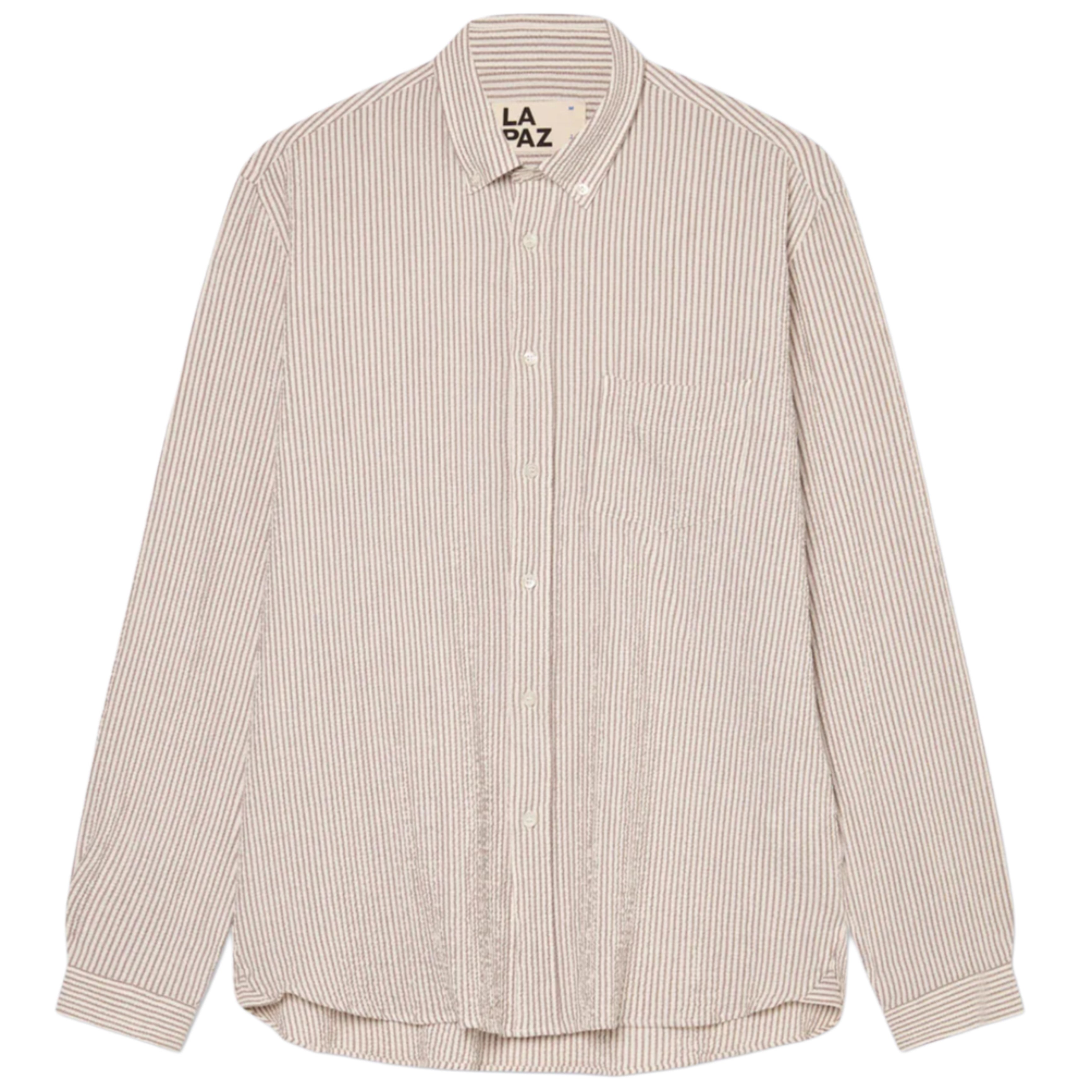 LA PAZ Branco Aztec Brown Stripes Shirt