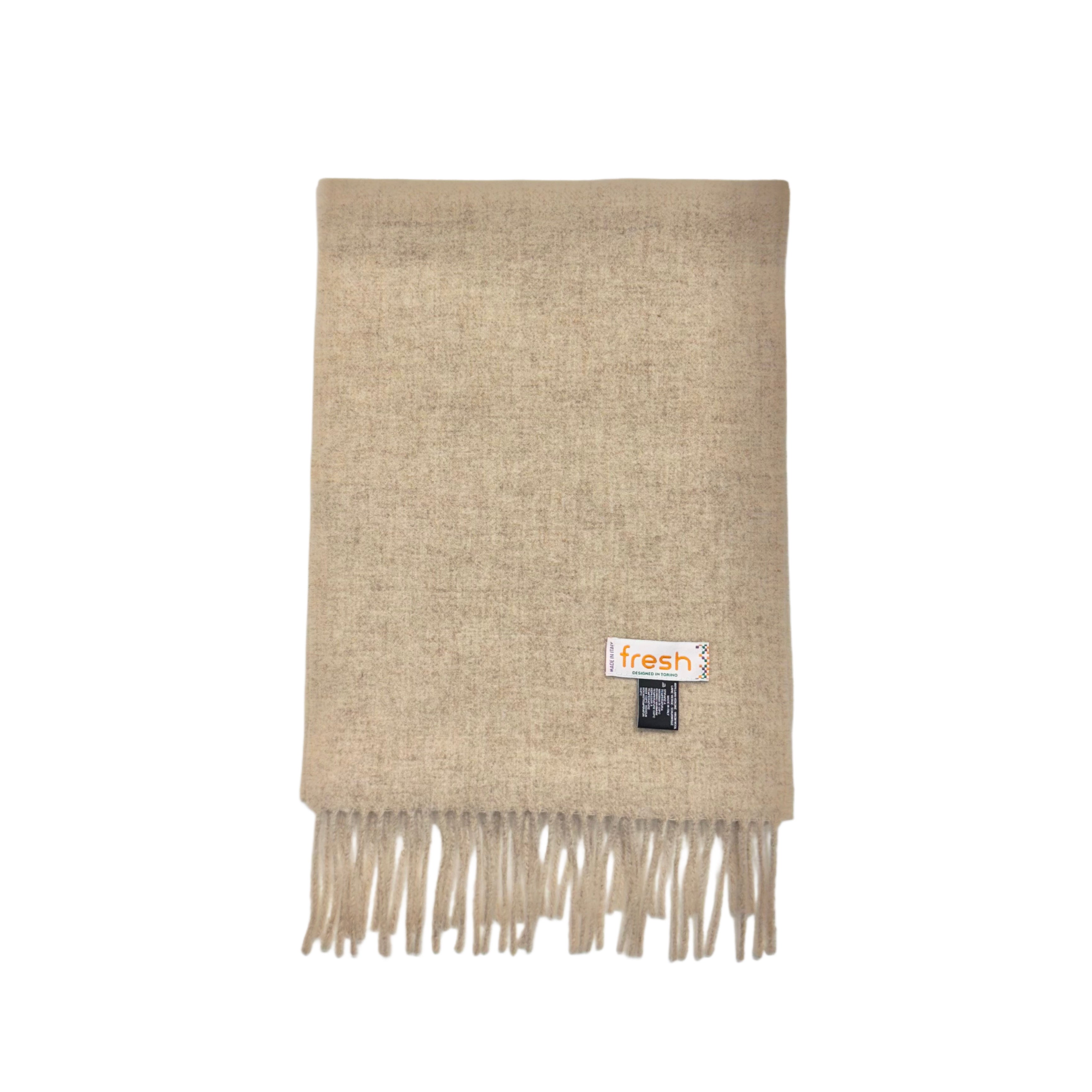 FRESH Beige Wool Scarf