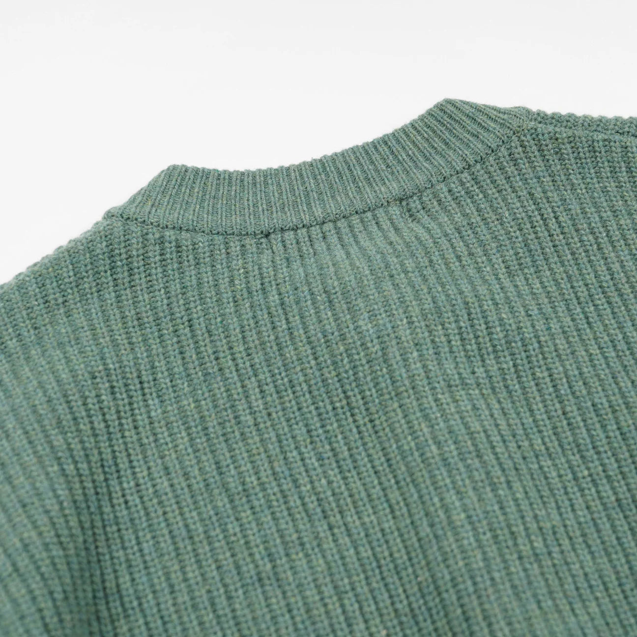 FRIZMWORKS Heavy Wool Round Cardigan Jade Green