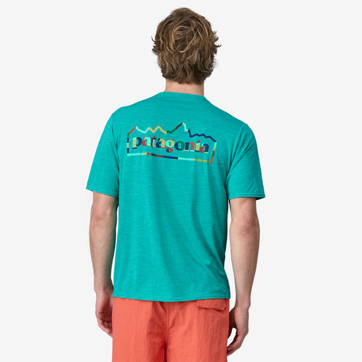 PATAGONIA Men's Capilene Cool Daily Graphic Shirt Unity Fitz Subtidal Blue
