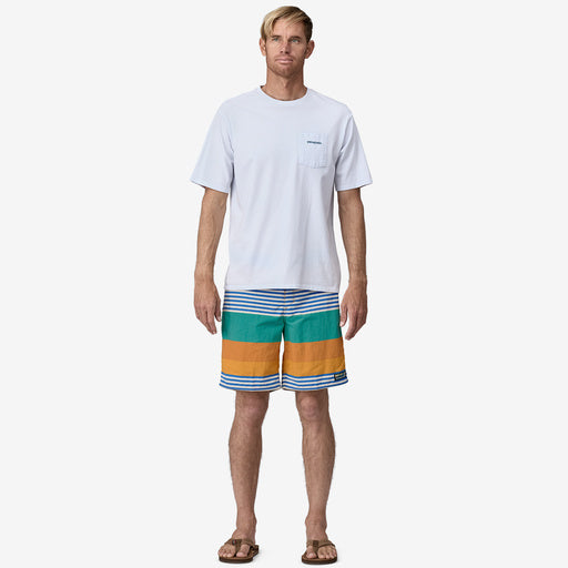 Pantaloncini da surf da uomo Wavefarer® PATAGONIA - 19" Fitz Stripe: Pufferfish Gold