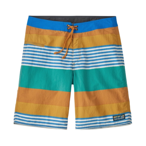 PATAGONIA Men's Wavefarer® Boardshorts - 19" Fitz Stripe: Pufferfish Gold