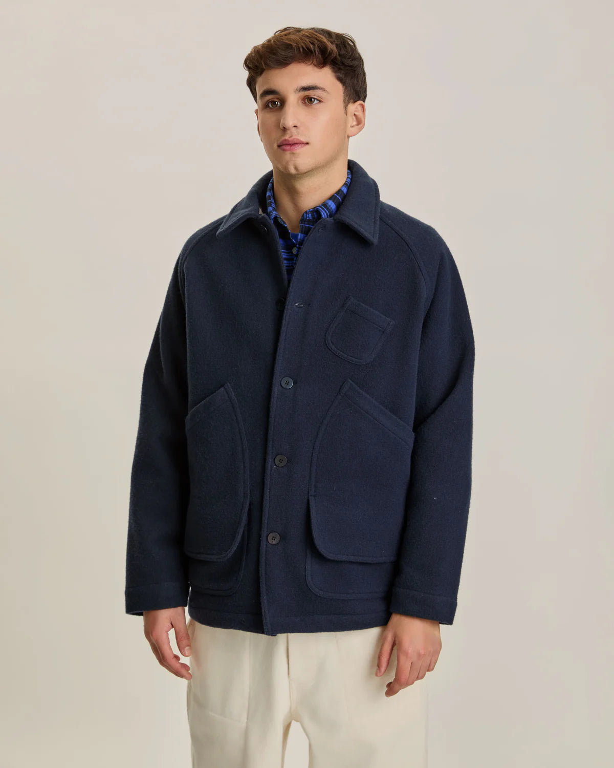 LA PAZ Mantero Wool Navy Cost Jacket