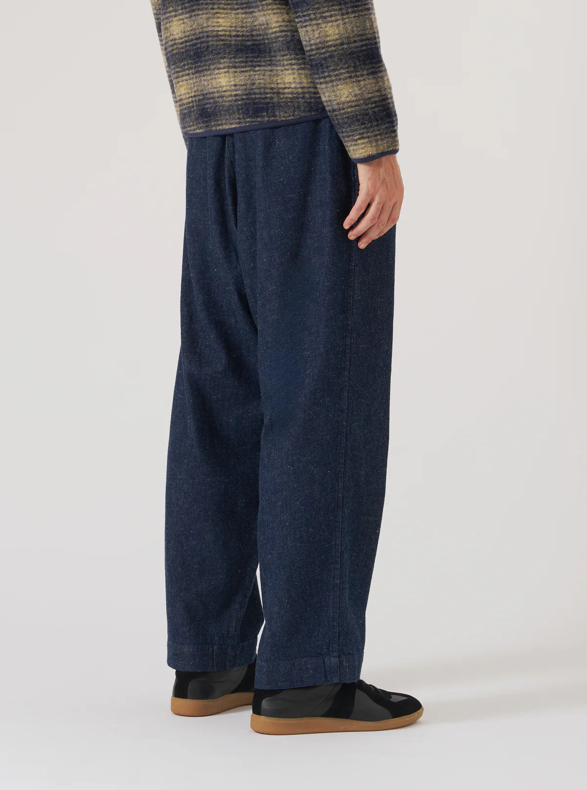 UNIVERSAL WORKS Indigo Future Denim Oxford Pant