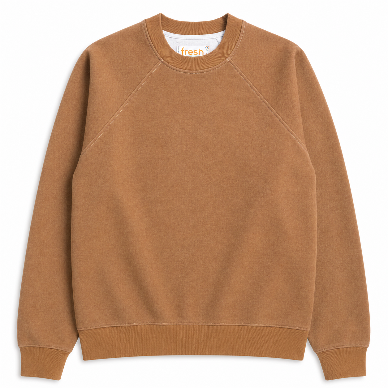 Sweat-shirt en coton plaqué Billie FRESH marron