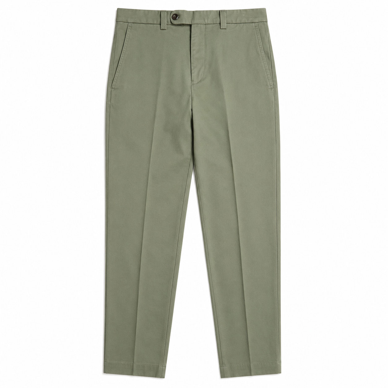 Pantaloni chino FRESH Renzo in verde militare