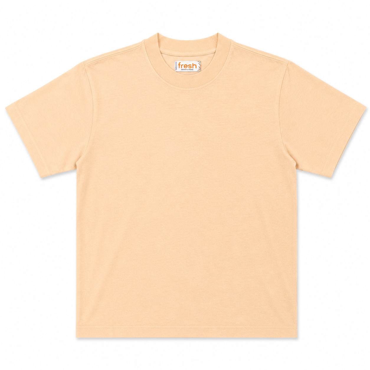 T-shirt en coton FRESH Max couleur pêche