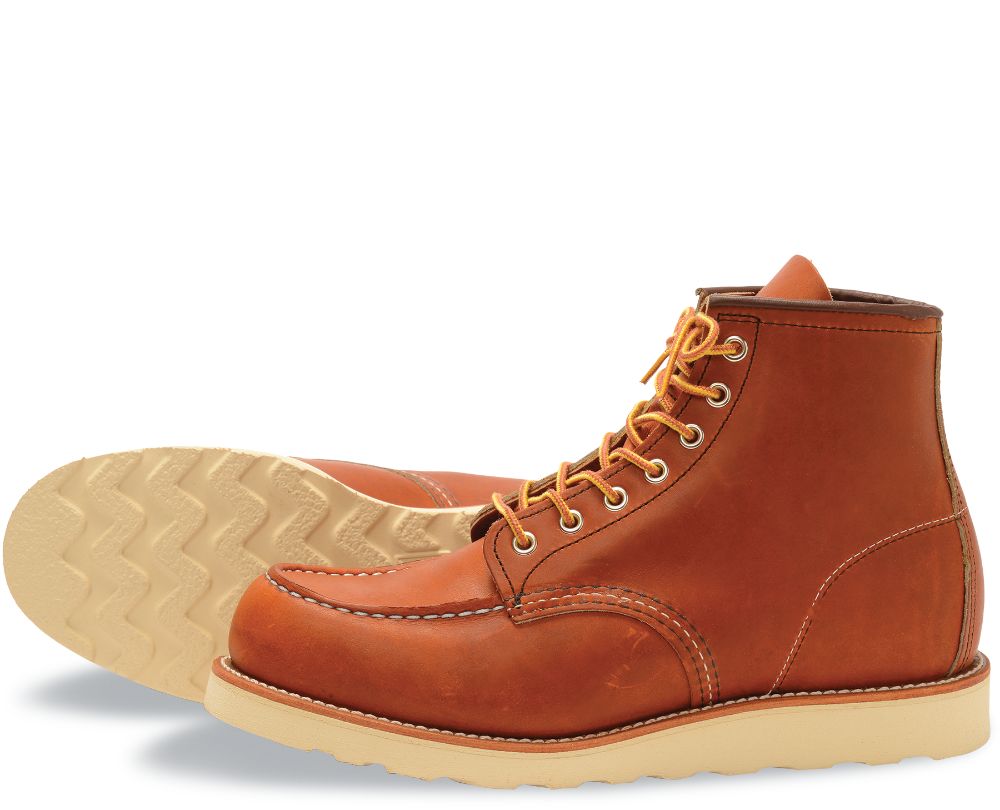 RED WING Classic Moc Style No. 875 Oro Legacy Cuir