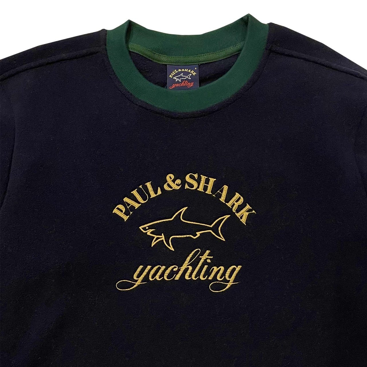 PAUL & SHARK x FRESH Crewneck Fleece Sweatshirt Navy