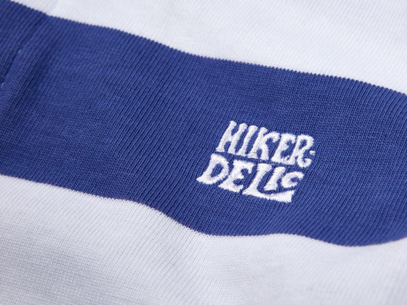 HIKERDELIC Rugby Polo Dark Lilac White