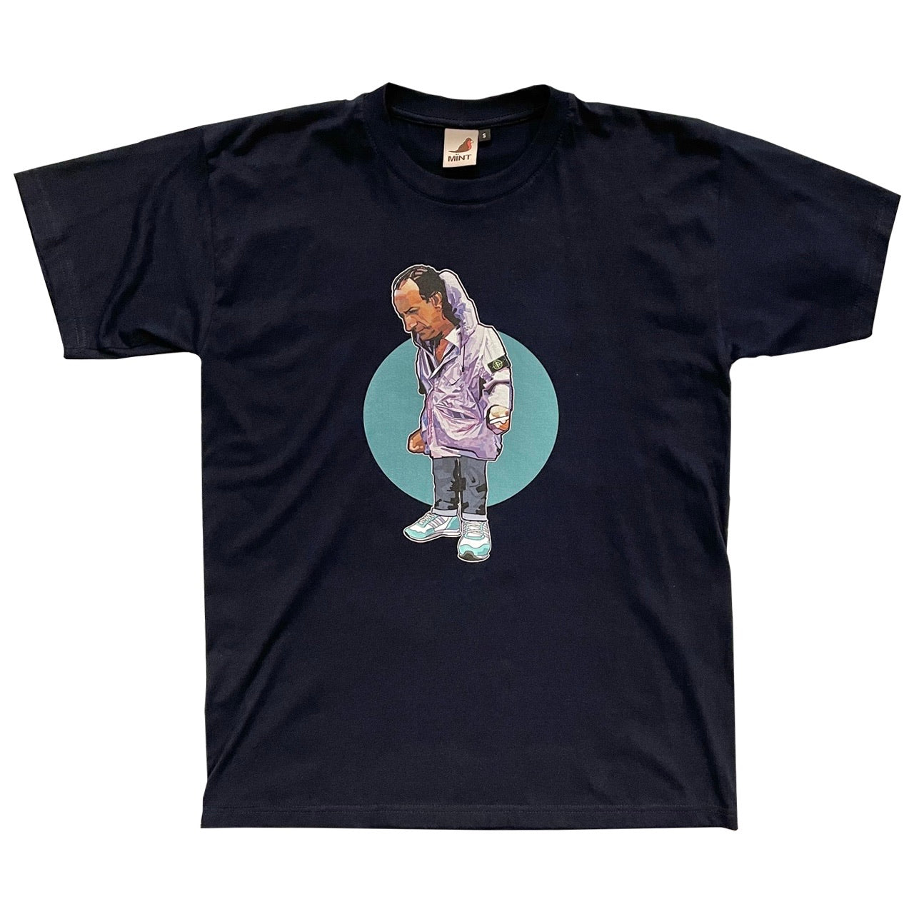 A GUY CALLED MINTY x FRESH Massimo Osti Navy T-Shirt