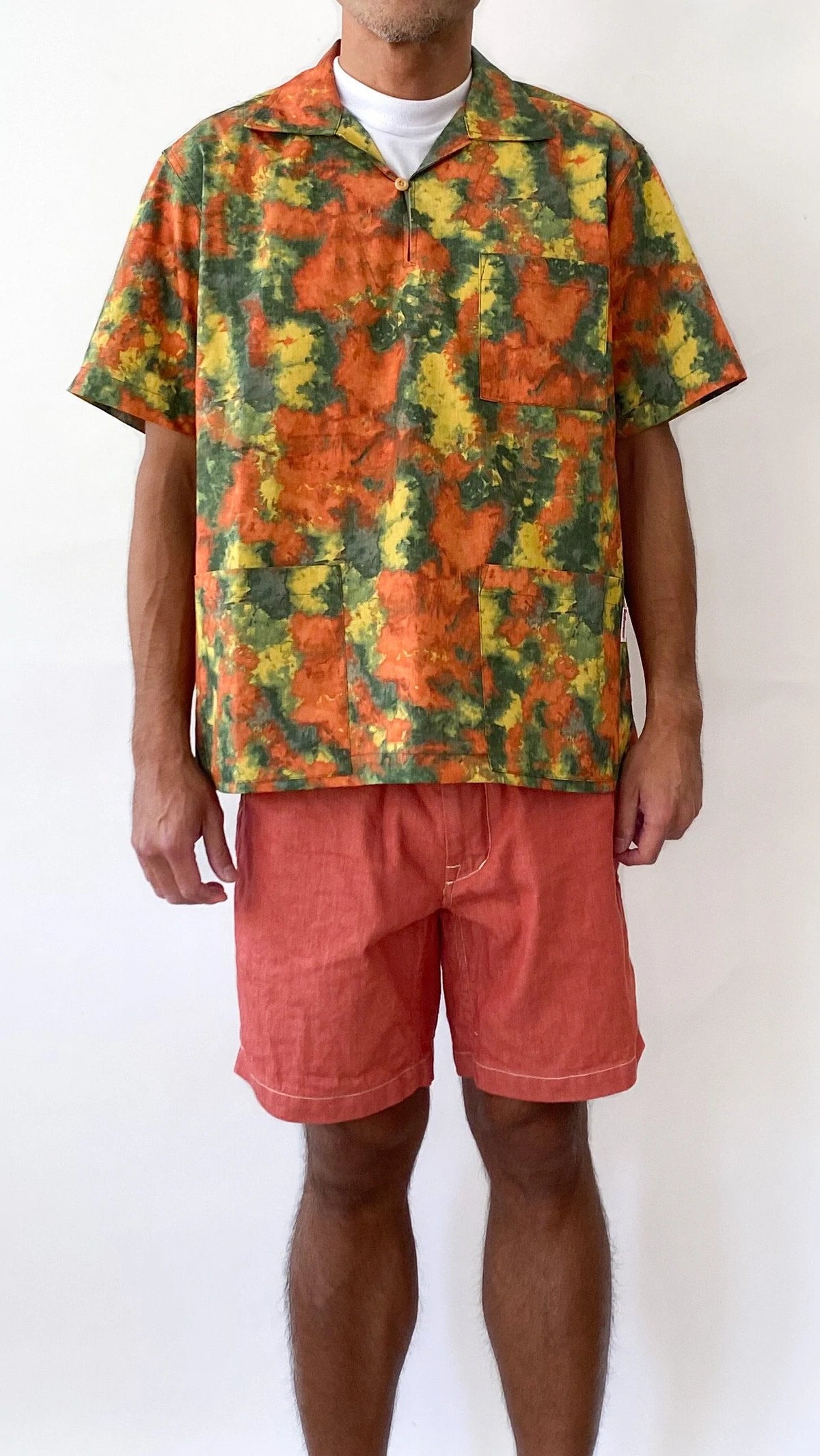 BATTENWEAR Topanga Pull-shirt Orange Camo