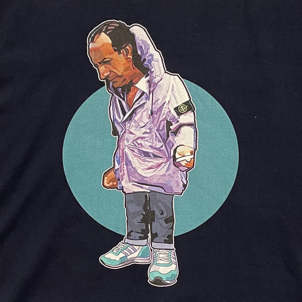 A GUY CALLED MINTY x FRESH Massimo Osti Navy T-Shirt