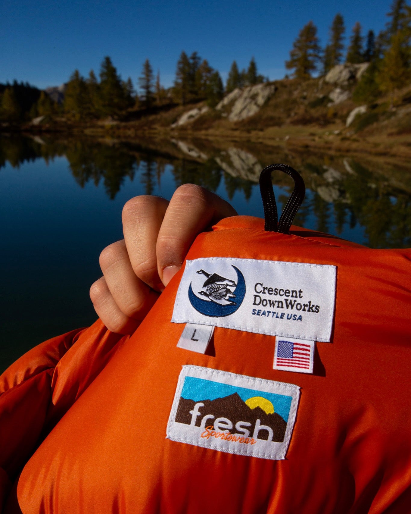 Parka en duvet CRESCENT DOWN WORKS x FRESH Classico