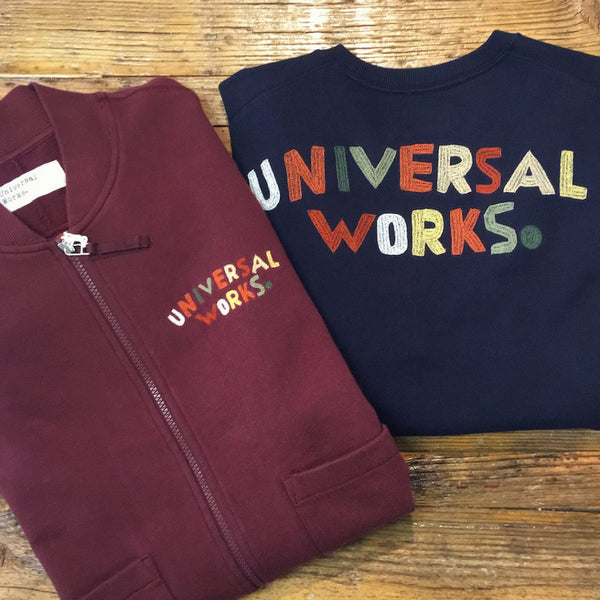 Universal Works Embroidered Sweats