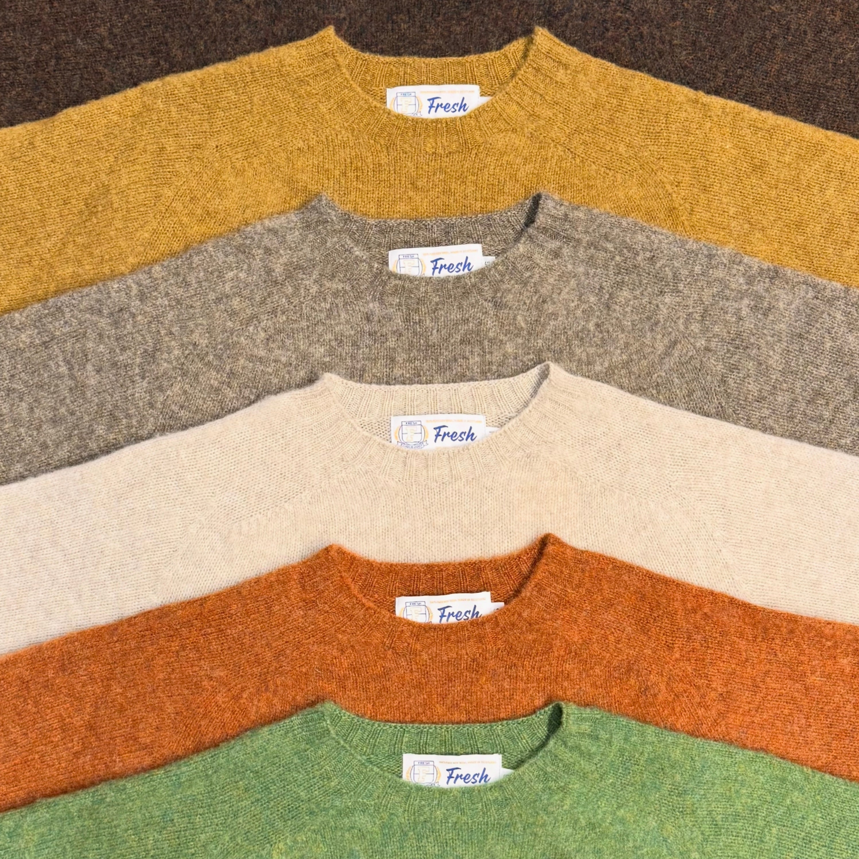 FRESH Shetland Sweaters Made in Scotland