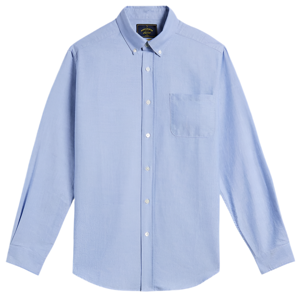 PORTUGUESE FLANNEL Belavista Open Blue Shirt