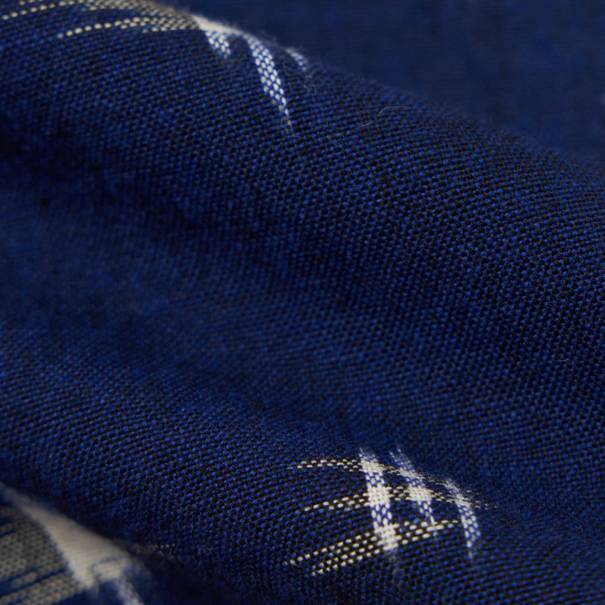 UNIVERSAL WORKS Indigo Ikat Square Shirt