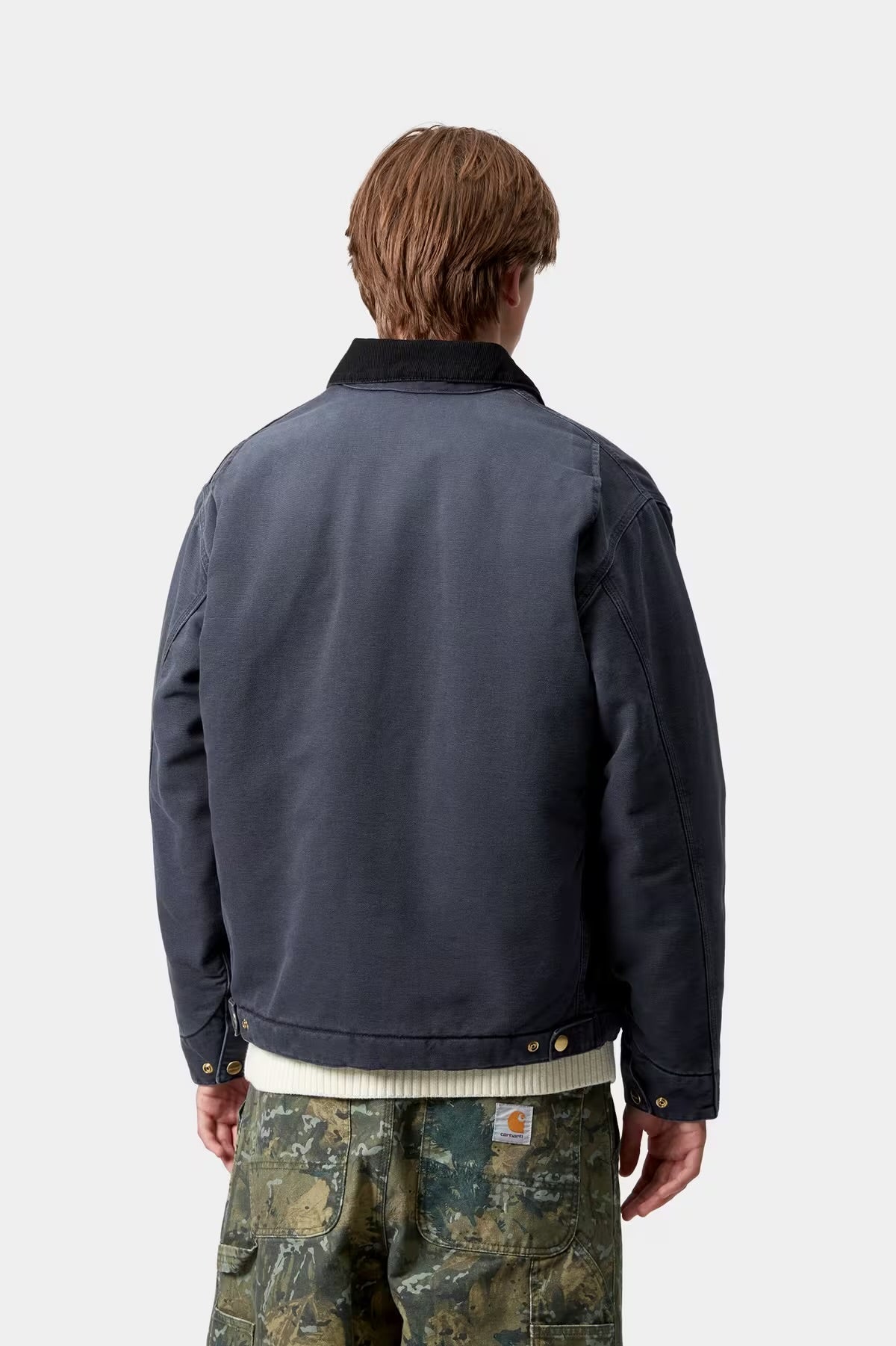 CARHARTT WIP OG Detroit Jacket Dark Navy Black Canvas