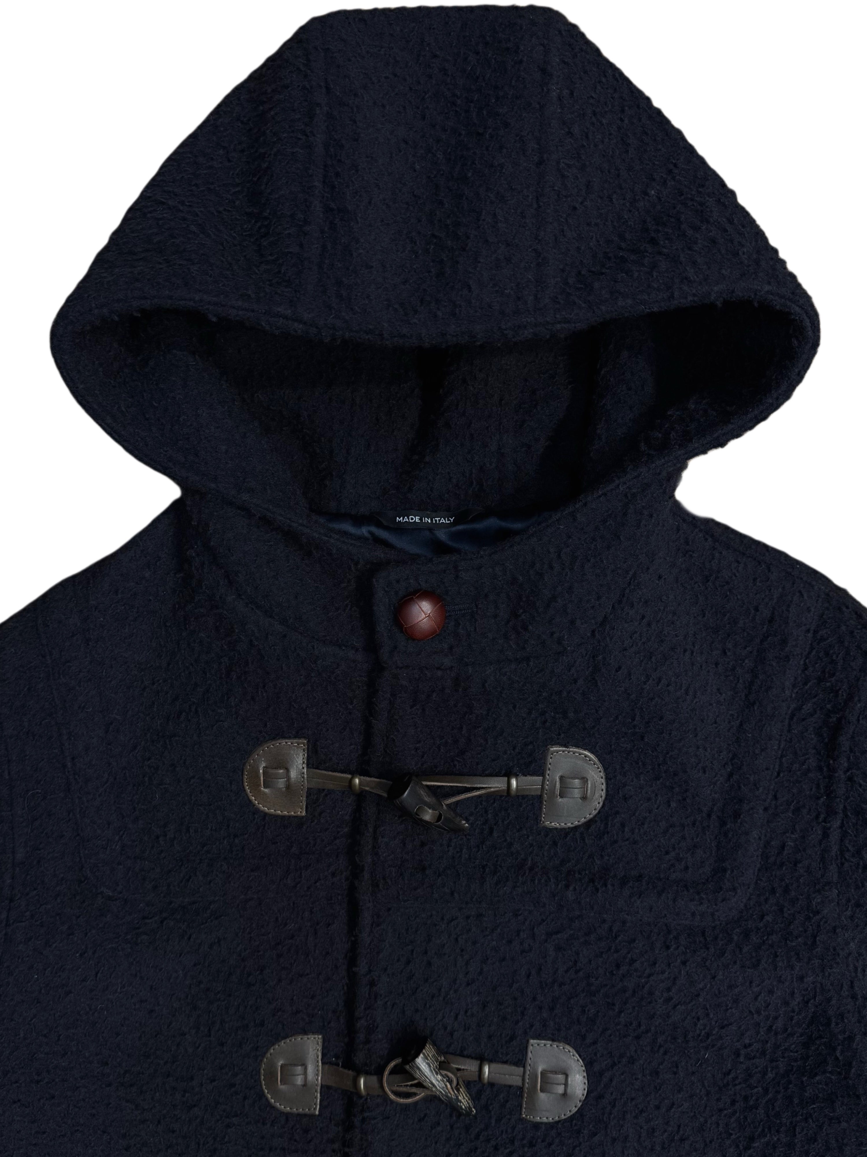 FRESH Montgomery Duffle Coat Casentino Wool in Dark Navy