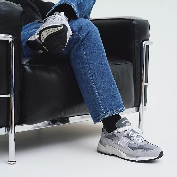 NEW BALANCE Made in USA 992 Shoes Grey With Grey 006 and White