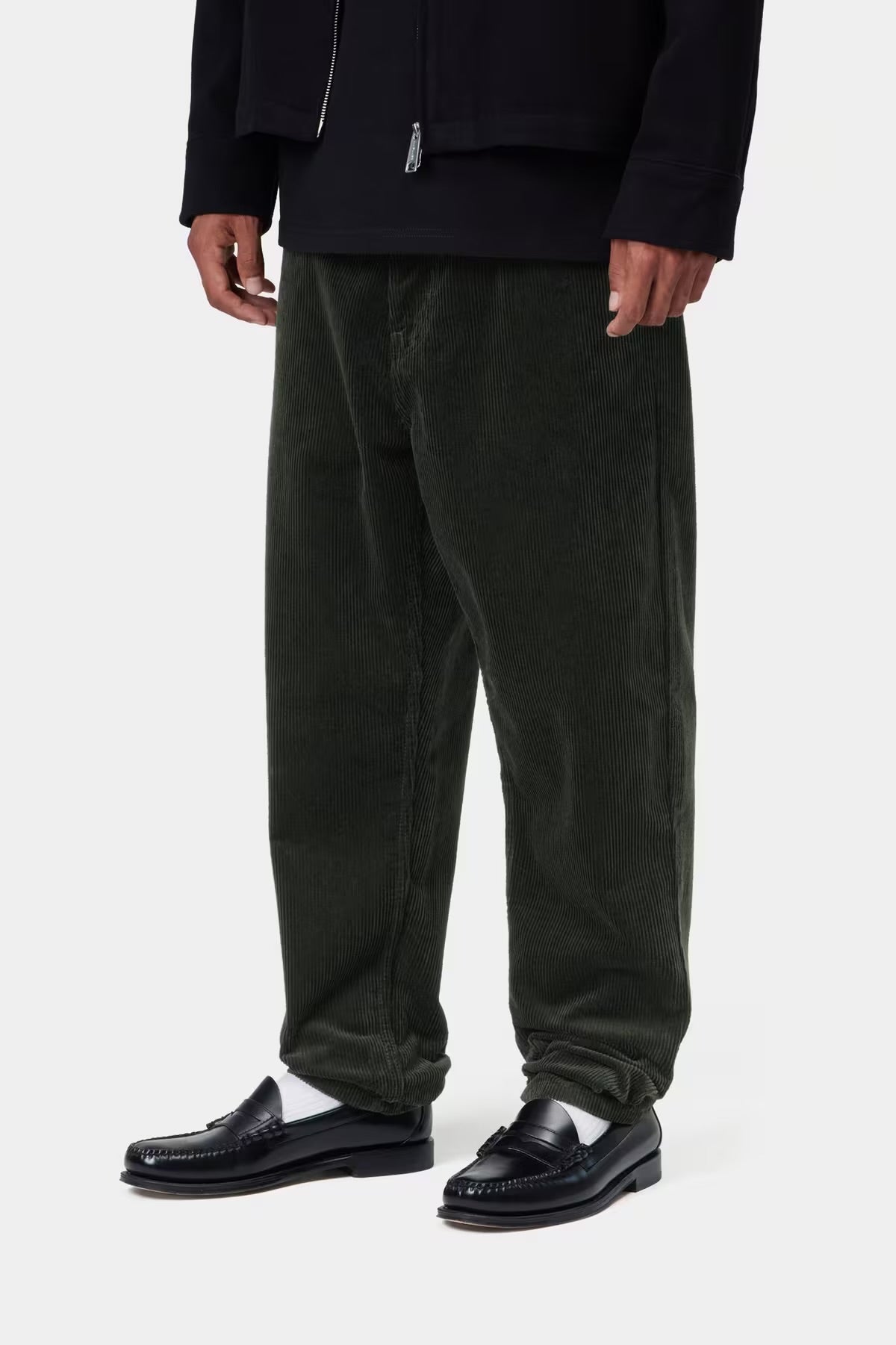 CARHARTT WIP Newel Corduroy Pant Raven Rinsed