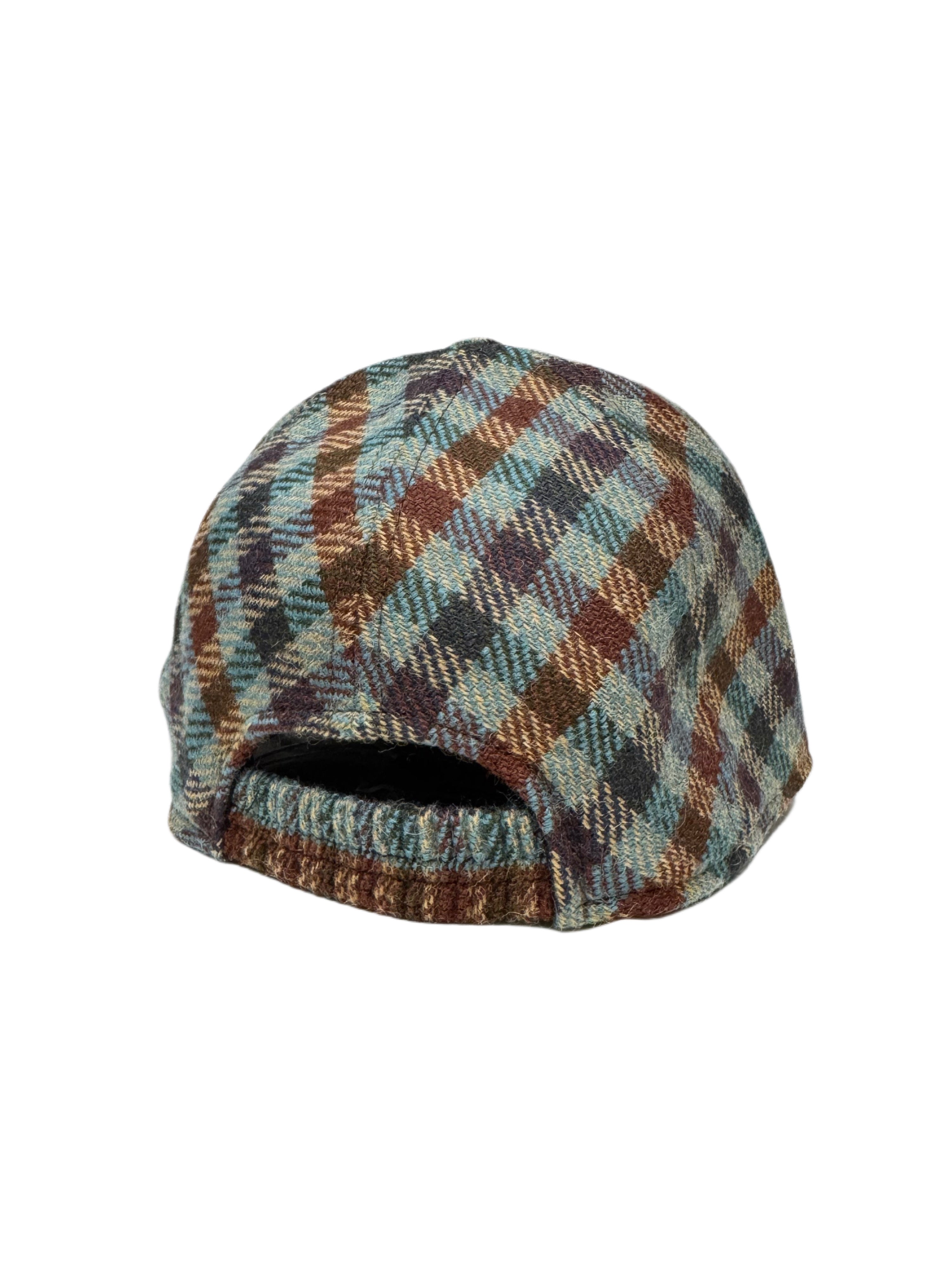 FRESH Six-Panel Pale Blue Tweed Cap