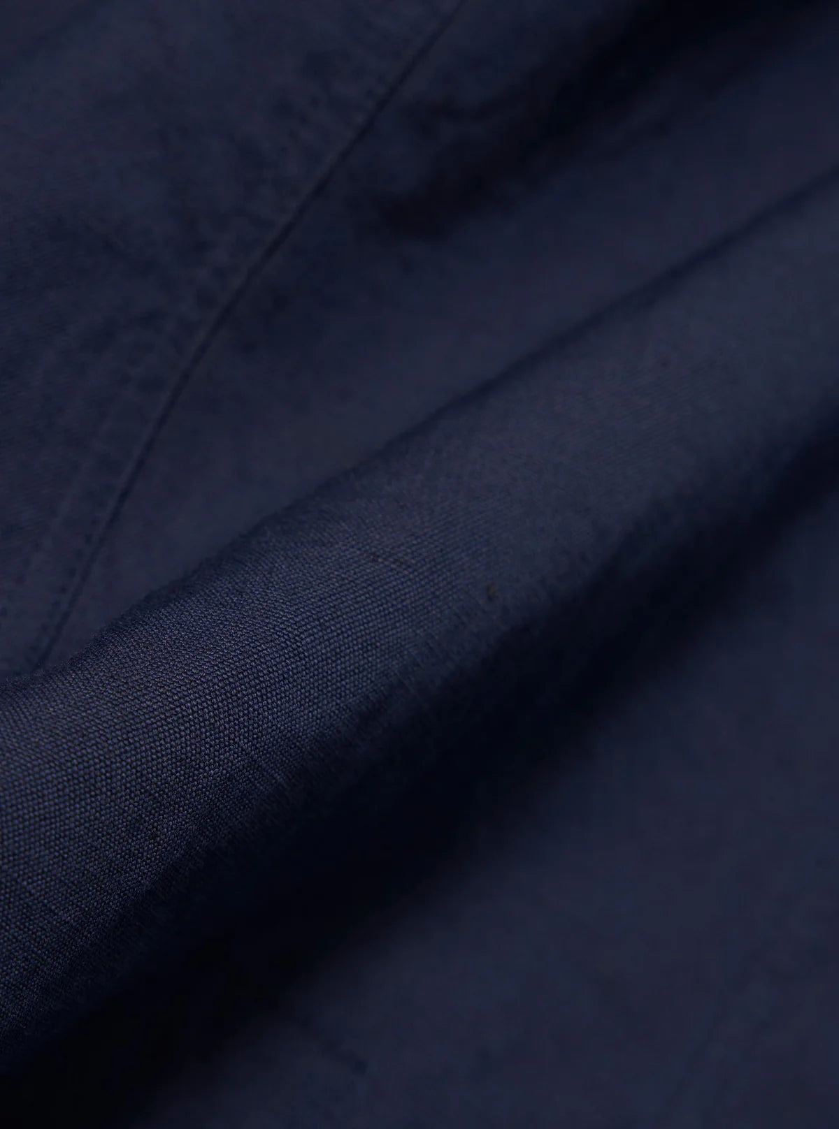 UNIVERSAL WORKS Giacca da fornaio in lino testurizzato blu navy
