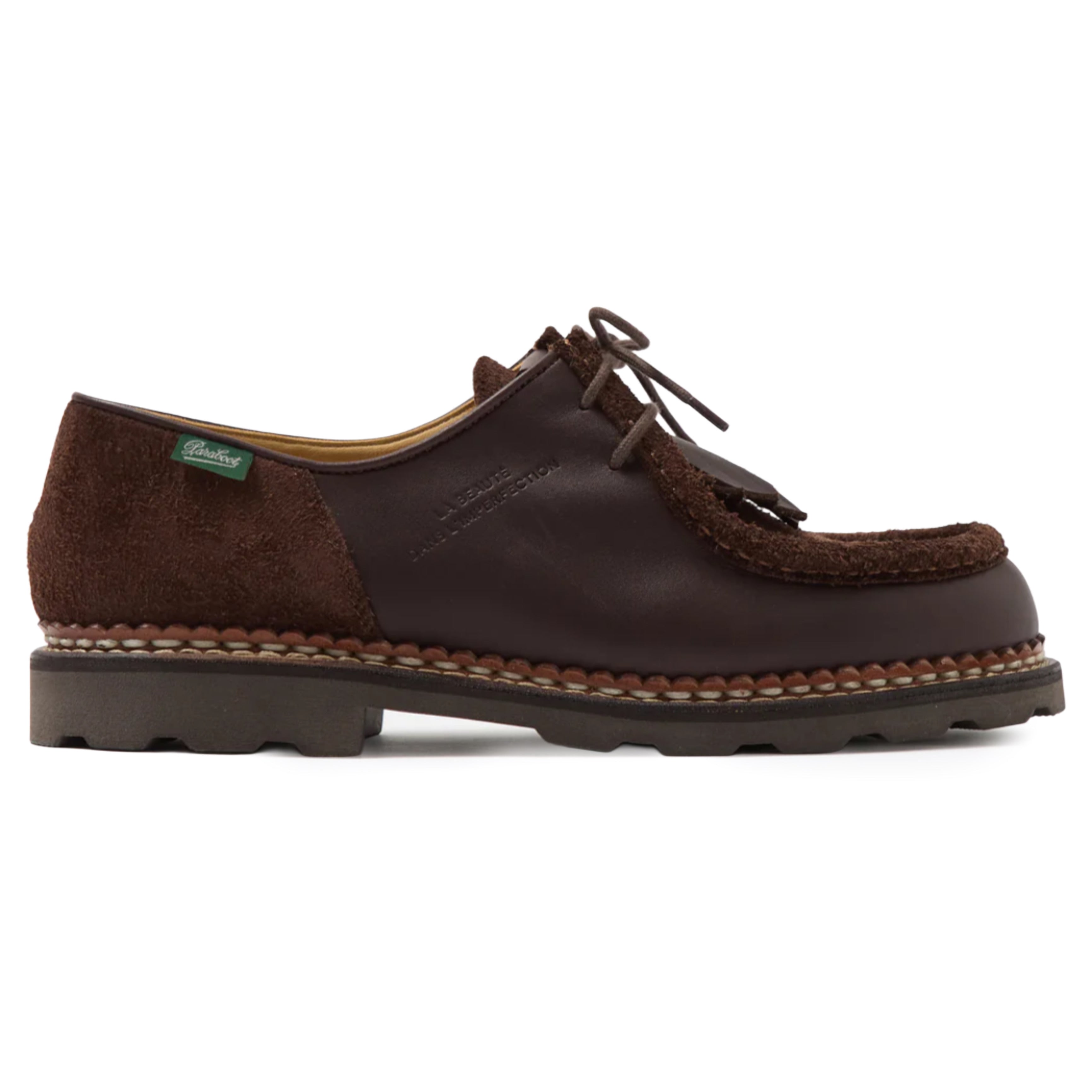 PARABOOT x Universal Works Michael in Coffee Leather Suede
