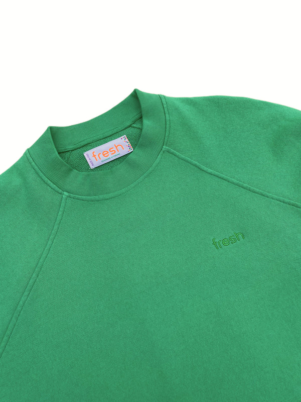 FRESH Billie Cotton Sweatshirt in Green