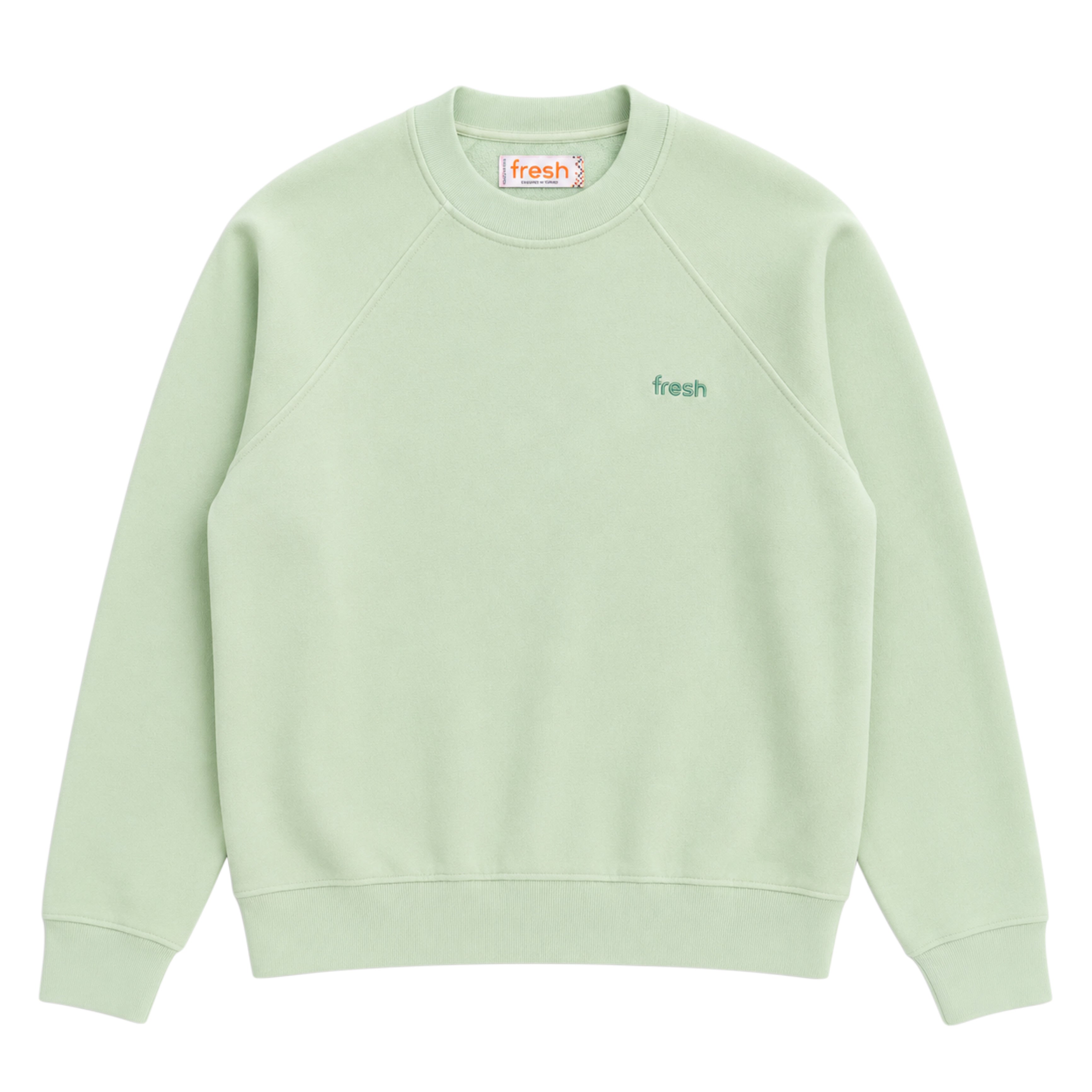 Sweat-shirt en coton FRESH Billie couleur menthe