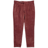 FRESH Corduroy Pleated Chino Pants In Copper